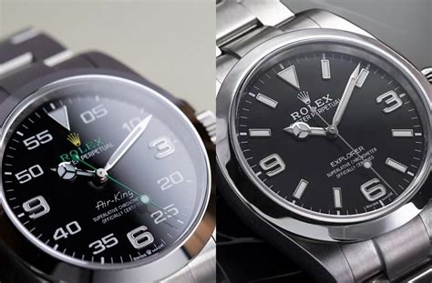 rolex air king comparison|Rolex Air-King availability.